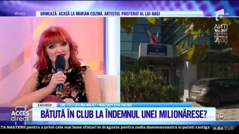 Acces Direct. Răfuială în lumea bună a Capitalei?! Războinica Rafaela Mărcaş ar fi fost bătută într-un club: M-a tras de păr şi mi-a dat două palme peste faţă