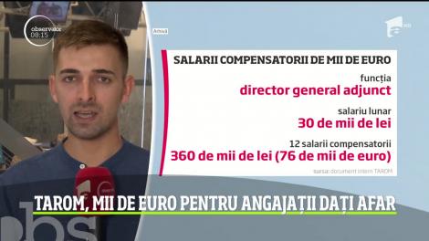 TAROM oferă mii de euro angajaților dați afară