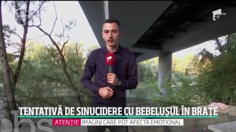 Scene cumplite în Satu Mare. Un bărbat a răpit un bebeluş şi a ameninţat că se aruncă impreună cu el în apele râului Someş