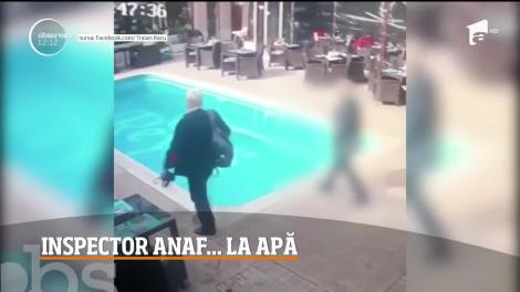 Un inspector ANAF a căzut în piscină, în timpul unui control pe care urma să îl facă la un hotel