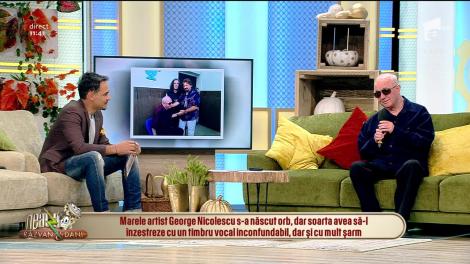 S-a născut orb, dar viața i-a dăruit talent și multă iubire! George Nicolescu, cea mai frumoasă declarație de dragoste: „Chiar dacă nu am văzut-o niciodată, știu că soția mea este cea mai frumoasă femeie”