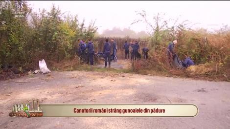 Elisabeta Lipă ne-a pus canotorii la treabă! Sportivii s-au înarmat cu saci de gunoi și strâng mizeria din jurul lacului Snagov: „Își fac curat în casă”