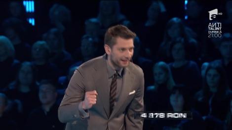 The Wall. George şi Mihaela Năstase au obţinut 18.121 RON la prima probă - "Cădere liberă"