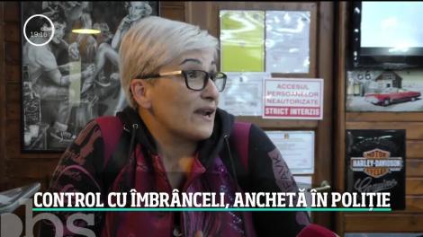 Este anchetă şi în Poliţia Română, după ce un ofiţer a fost filmat în timpul unui control cu îmbrânceli