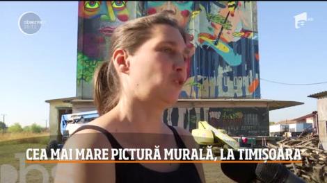 Timişoara are cea mai mare pictură murală din ţară