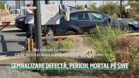 Imaginile filmate la o cale ferată din Bucureşti stârnesc revoltă. Mai mulţi şoferi sunt la un pas să ajungă