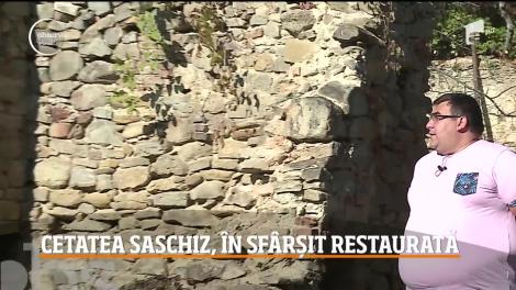Cetatea Saschiz din judeţul Mureş, aflată în patrimoniul UNESCO, este în sfârşit renovată!