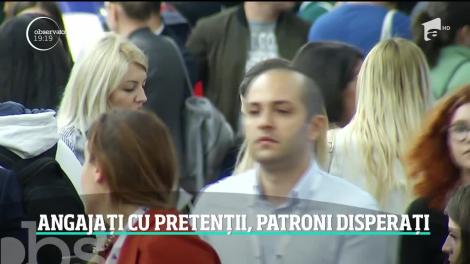Angajați cu pretenții, patroni disperați