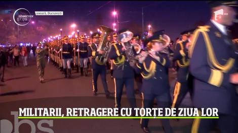 Ceremonia de retragere a militarilor în Bucureşti