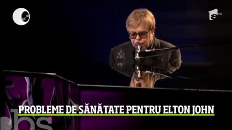 Elton John şi-a amânat un show în Statele Unite, anunţându-şi fanii că se simte extrem de rău
