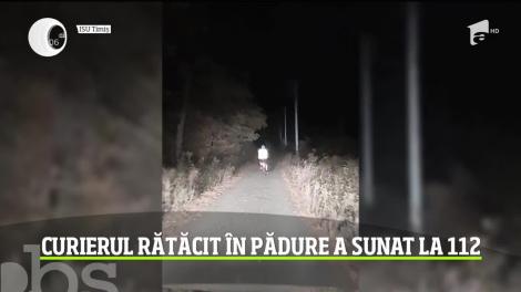 Un curier din Timiş s-a rătăcit în zona Pădurea Verde