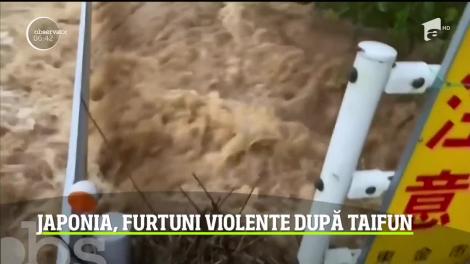 Japonia este din nou lovită de furtuni violente, la câteva săptămâni după trecerea taifunului Hagibis