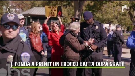 Jane Fonda a fost recompenstă cu un premiu BAFTA chiar în arest!