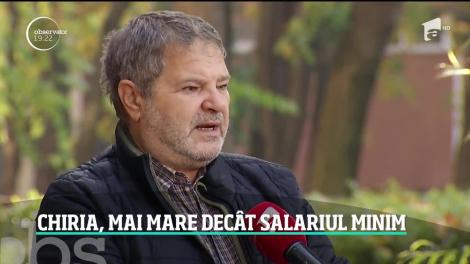 Chiria în București, mai mare decât salariul minim din România