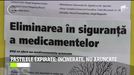 Pastilele expirate: incinerate, nu aruncate