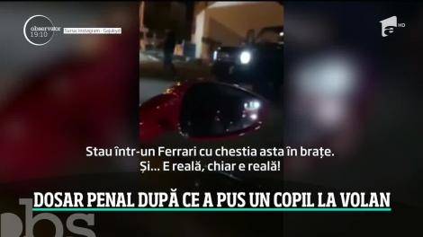 Vloggerul din Oradea care a pus un copil să îi conducă maşina ar putea fi cercetat penal