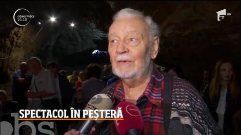Filarmonica Banatului, spectacol în Peştera Româneşti din Munţii Poiana Ruscă