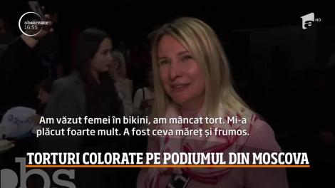 Prezentare inedită de torturi la Săptămâna Modei din Rusia