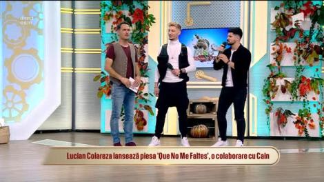 Premieră la Neatza cu Răzvan și Dani! Lucian Colareza & Cain - Que No Me Faltes