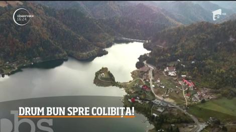 Şoseaua care face legătura între Prundu Bârgăului şi Colibiţa, refăcută în totalitate