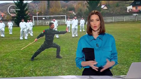 Schimb de experienţă mai puţin obişnuit. Jandarmii învaţă tainele artei Kung Fu de la omologi din China