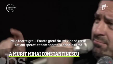 Ne-a făcut copilăria mai frumoasă, mai veselă. Iar acum, după multă suferinţă, Mihai Constantinescu s-a stins din viață la doar 73 de ani