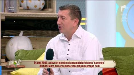 Neatza cu Răzvan și Dani. Petrică Mureșan cântă piesa Crâșmăriță ochi de mură