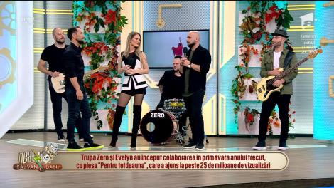 Neatza cu Răzvan și Dani. Trupa Zero și Evelyn lansează videoclipul piesei În brațele tale