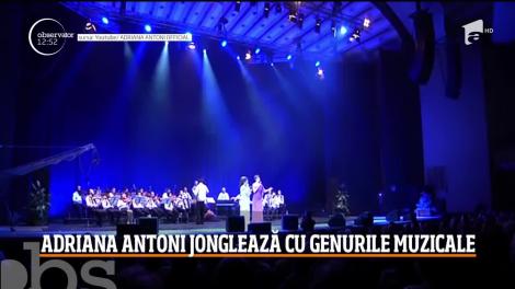 Despre muzică cu Adriana Antoni. Artista jonglează cu genurile muzicale