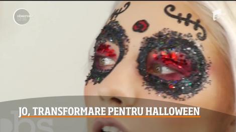 Cum a ales JO să se transforme de Halloween. Cum arată costumul și machiajul artistei