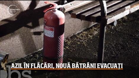 Nouă bătrâni au fost evacuaţi, după ce un imobil al Căminului de Bătrâni din Nuşeni, a fost afectat de un incendiu