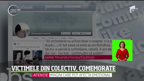 Victimele din Colectiv, comemorate în Capitală. Peste o mie de oameni au mărşăluit până la clubul morţii, în memoria celor 65 de tineri care au pierit în foc ori pe paturile de spital