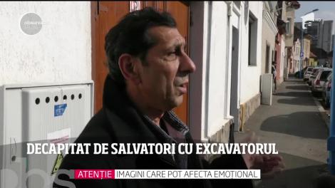 Operaţiune de salvare încheiată tragic. Un muncitor prins sub un mal de pământ a fost decapitat de cupa excavatorului