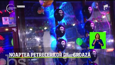 Noaptea petrecerilor de groază! De Halloween, românii cu chef de distracţie s-au îmbrăcat în cele mai înfiorătoare costume şi au purtat machiaje de speriat