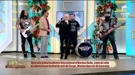 Dă boxele la maxim! Scarlet Aura cântă, la Neatza cu Răzvan și Dani, melodia "High in Sky"