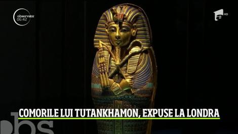 Comorile legendarului faraon egiptean Tutankamon, expuse la Londra