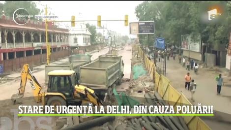 Starea de urgenţă în capitala Indiei, New Delhi, din cauza poluării extreme