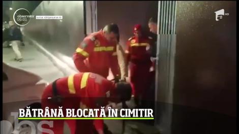 Bătrână blocată în cimitirul Bellu. După o oră, captiva a reuşit să plece acasă