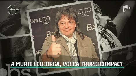 Doliu în muzica românească: Leo Iorga, fostul solist al trupei Compact, a murit