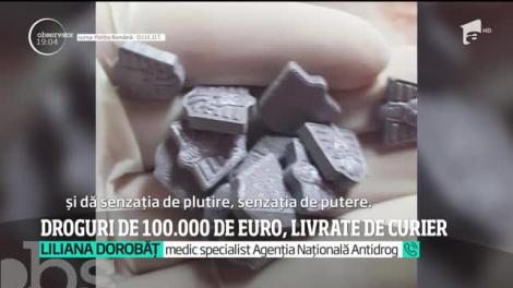 Droguri în valoare de 100.000 de euro, livrate de curier. Anchetatorii au găsit şi un drog nou