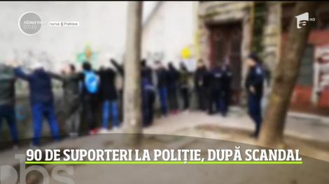 Scandal uriaş în Ploieşti, la finalul unui meci de fotbal. Suporterii s-au luat la bătaie, în plină stradă