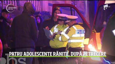 Accident grav în Târgu Mureş. Patru adolescente au ajuns la spital