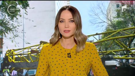 Acuzații grave în ancheta macaralei căzute în centrul Capitalei. Victima rănită de utilaj este în continuare în spital