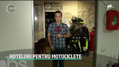 Holelul pentru motociclete, soluția celor care nu au unde să-și depoziteze mijloacele de transport pe două roţi în sezonul rece