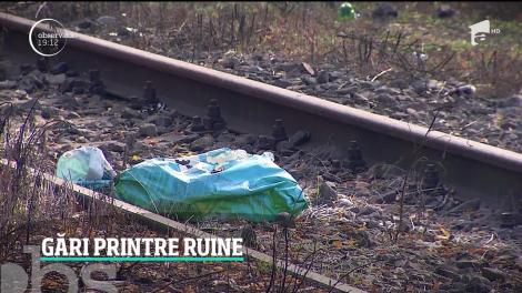 Sute de gări din România, în ruină
