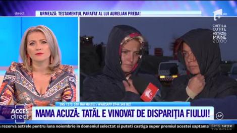 Dispărut fără urmă! Un băieţel de opt ani e de negăsit! Mama copilului, Alexandra Păuleț: Tatăl e vinovat de dispariție!