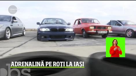 Adrenalină pe roți la Iași. Aşii driftului şi-au scos bijuteriile la plimbare