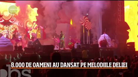 Delia i-a îndulcit pe clujeni cu Acadelia. 8.000 de oameni au dansat pe melodiile artistei