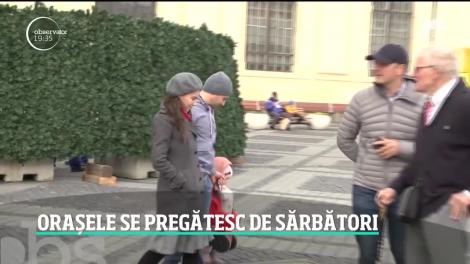 Cu două luni înainte de Crăciun, oraşele au început deja să îmbrace haine de sărbătoare