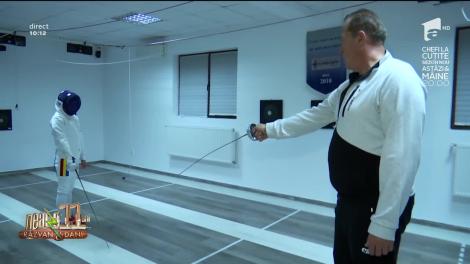Neatza cu Răzvan și Dani. Fiica lui Helmut Duckadam  vrea să devină campioană la scrimă. Tatăl nu lipsește de la niciun antrenament